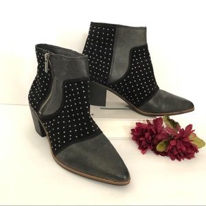 Lucky Brand Leeir Studded Ankle Boots. Size. 8.5